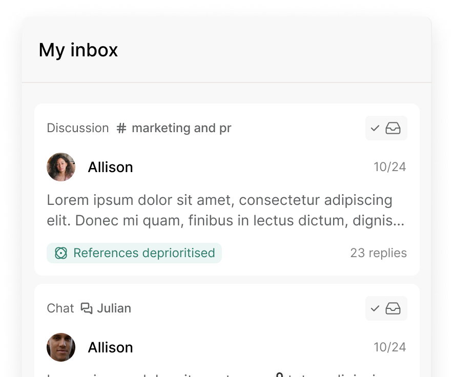 Always at inbox zero