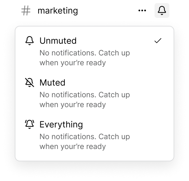 You control the speed