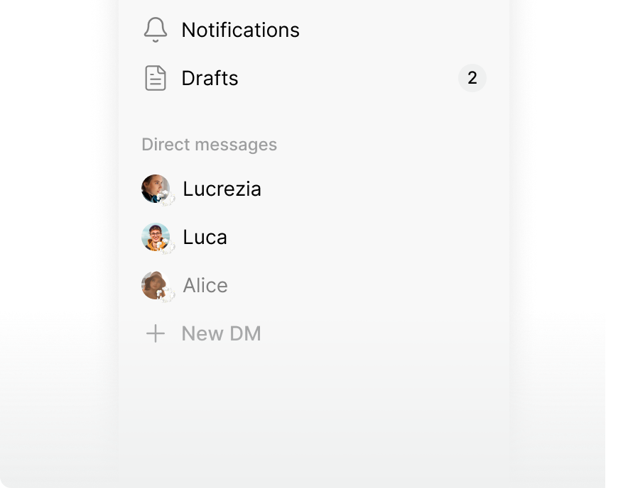 No presence indicators